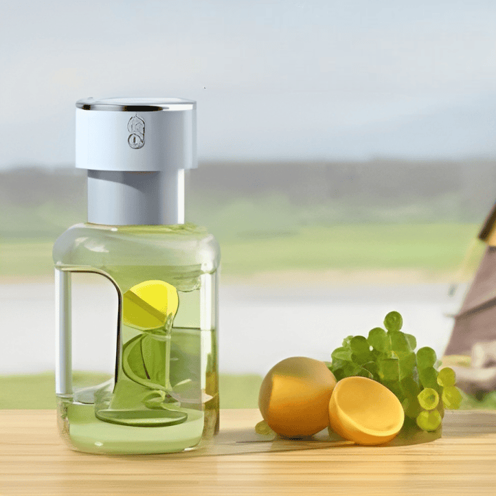 Electric Jug Blender, Cordless Barrel Juicer Portable Electric Juice Cup, Rechargeable Mini Juicer, 1600Ml Household Smoothies Personal Blender