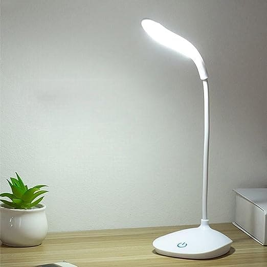 Bright Table Lamp, Foldable Portable LED Desk Lamp, Rechargeable