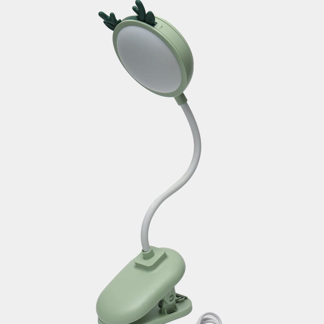 Clip Desk Lamp, Foldable Table Desk Book Reading Lamp, Beside Clip Light, Rechargeable Study Student Light