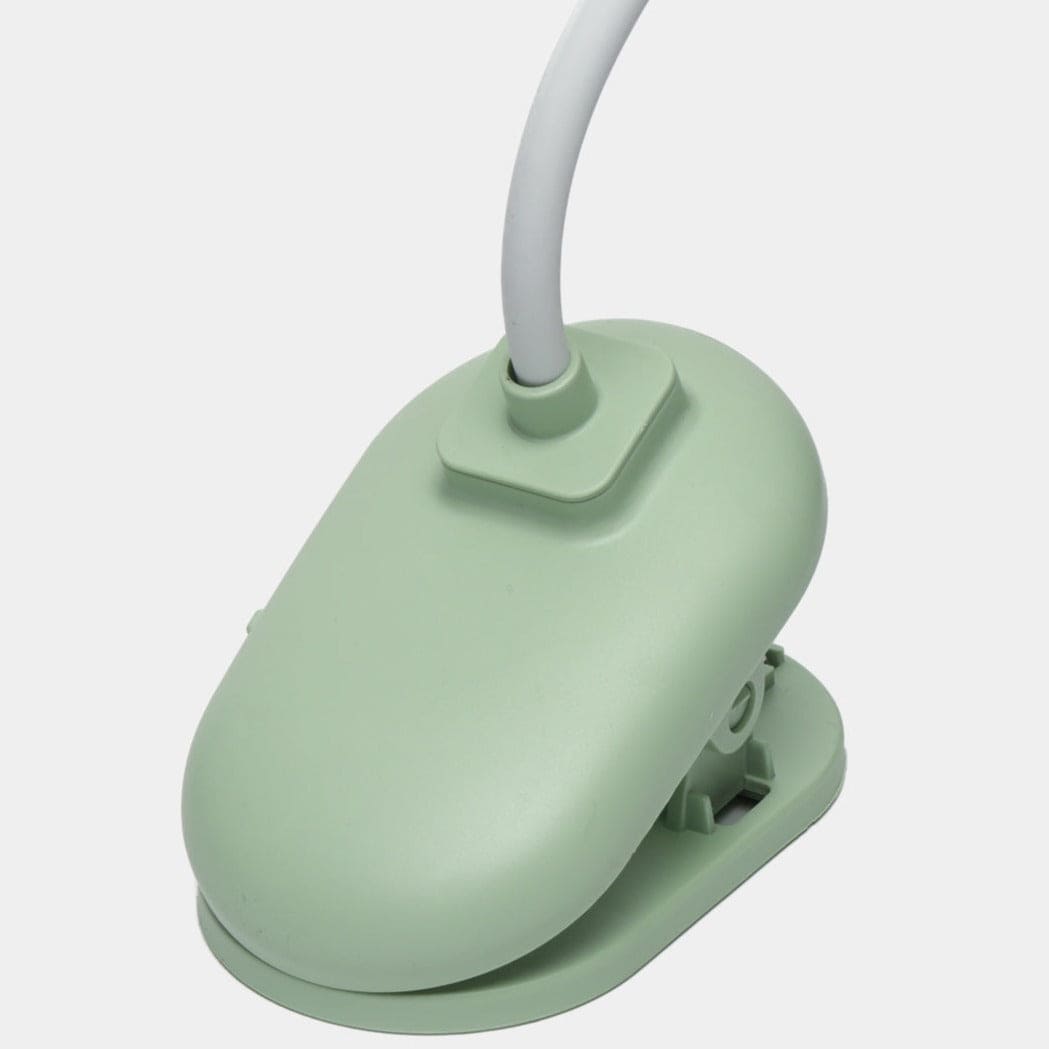 Clip Desk Lamp, Foldable Table Desk Book Reading Lamp, Beside Clip Light, Rechargeable Study Student Light