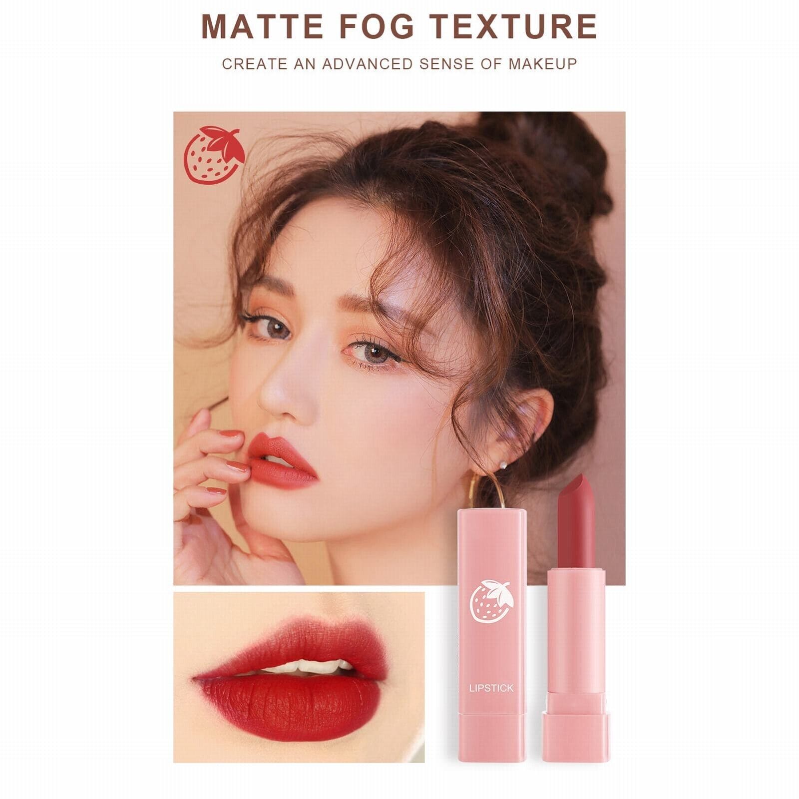Set Of 10 Dragon Ranee Lipstick Set, Mini Matte Lipstick Set, Lasting Not Stick Natural Lip Tint Lip Glaze, Nude Coloring Pigmented Velvet Lip Gloss Kit