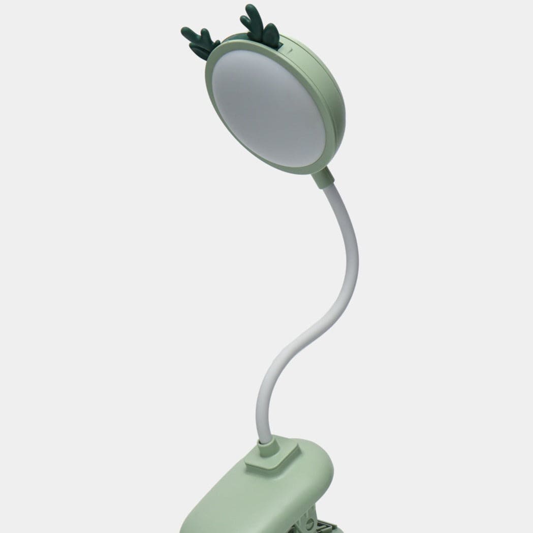 Clip Desk Lamp, Foldable Table Desk Book Reading Lamp, Beside Clip Light, Rechargeable Study Student Light