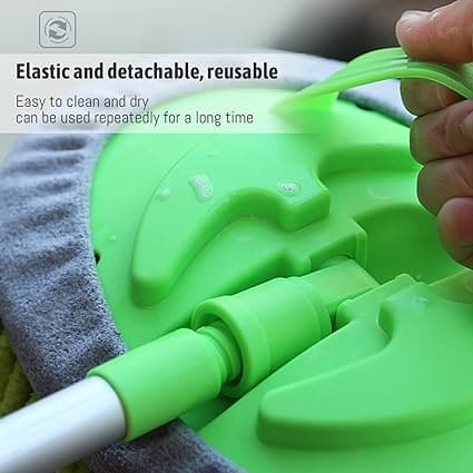 Microfiber Car Wash Brush, Mitt Sponge With Long Handle, Telescopic Cleaning Mop, Adjustable Super Absorbent Washing Mop, 2 In 1 Wash Dust Cleaning Mop, Multifunctional Home Automobile Dust Removal Mop