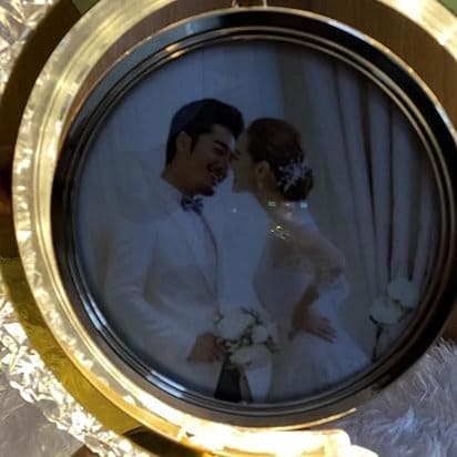 LED Crystal Moon Photo Lamp, Half Moon Crystal LED Frame, Glass Moon Crystal Led Photo Frame