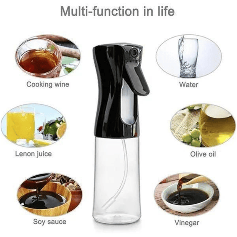 200ml Sauce Sprayer Bottle, BBQ Cooking Kitchen Olive Oil Sprayer, Oil Spray Empty Bottle, High Pressure Spray Bottles, Multipurpose Spray Bottle, Cooking Mister Spray Kitchen Tool