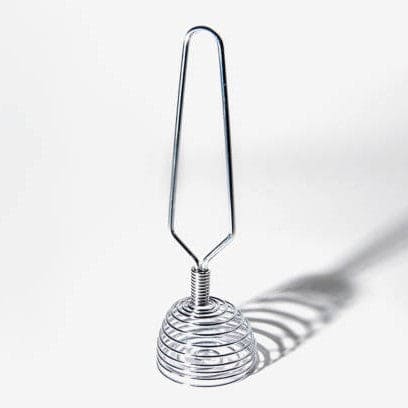 Spiral Head Egg Beater, Stainless Steel Spring Swirling Beater, Hand Mixer Kitchen Tool for Mixing, Manual Hand Mixer
