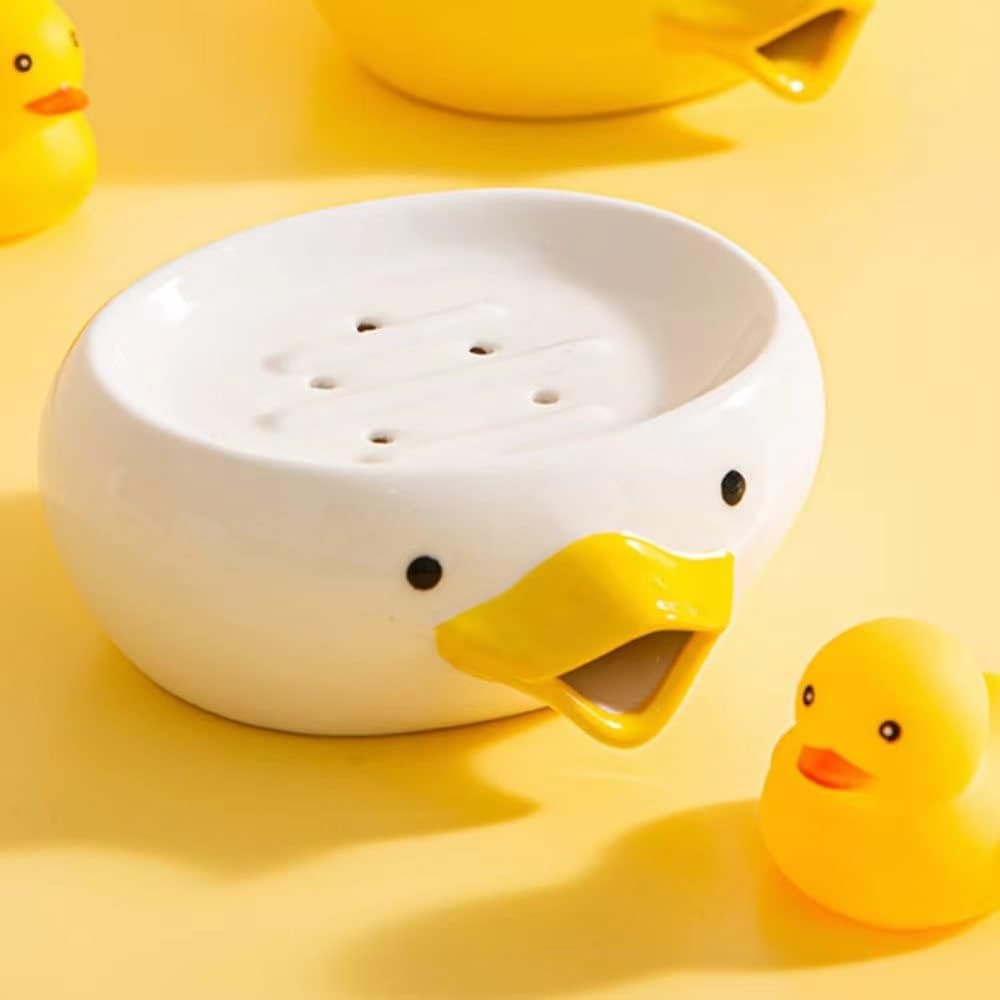 Duck Beak Soap Dish, Drainable Container Drain Dish Tray, Novelty Soap Dish, Soap Saver For Bathroom, Kitchen, Portable Countertop Soap Organizer