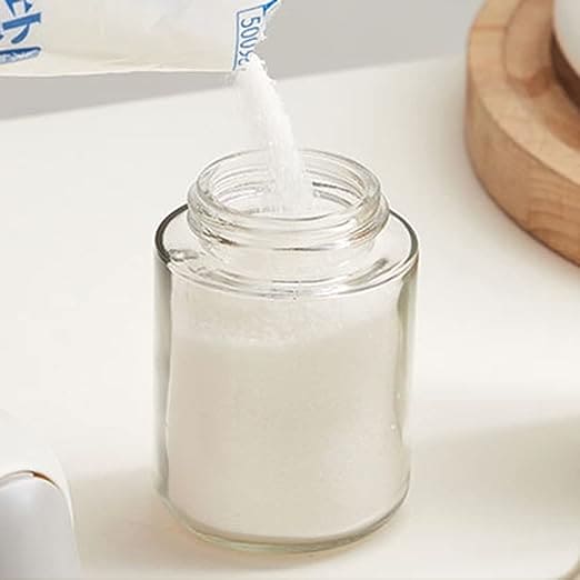 Champ Salt Shaker, Push Type Salt Dispenser, Metering Salt Shaker, Reusable Spice Pepper Container with Lids, Multipurpose Reusable Storage Canister, Quantitative Spice Container