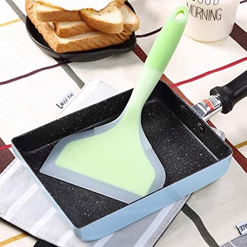 Non-Stick Silicone Shovel Spatula Kitchen Scraper Wide Egg Meat