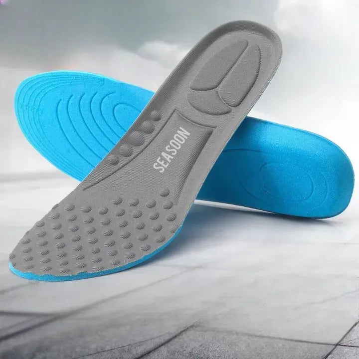 Shock Absorbing Insoles Full Length Massage Cushion Insoles Boot