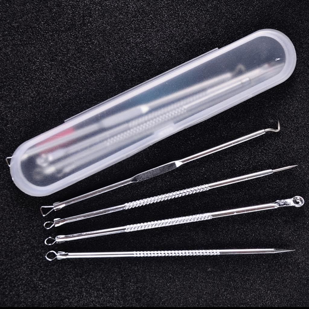 Set Of 4 Pimple Popper Needle, 4-In-1 Multifunctional Acne Needles, Bl –  Yahan Sab Behtar Hai!