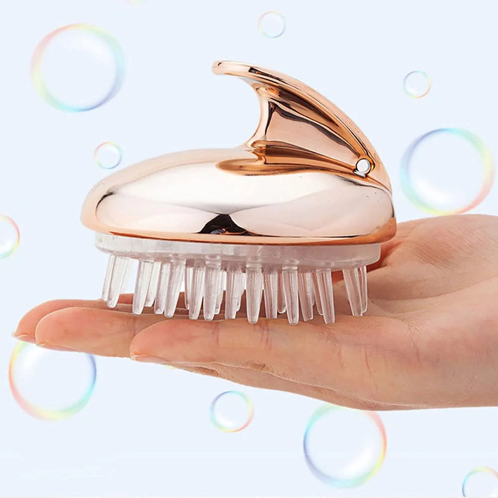 Colorful Scalp Brush, Silicone Head Body Massager, Shampoo Scalp Massage Brush, Hair Washing Comb, Body Shower Brush Bath Spa SlimmingMassage Brush, Portable Handheld Cleaning Brush