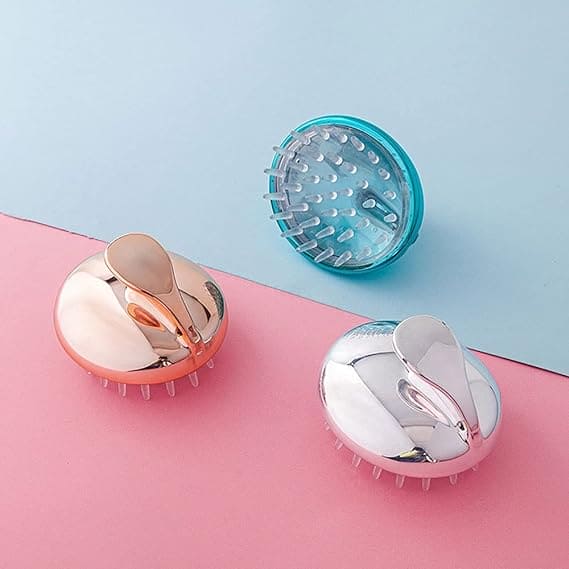 Colorful Scalp Brush, Silicone Head Body Massager, Shampoo Scalp Massage Brush, Hair Washing Comb, Body Shower Brush Bath Spa SlimmingMassage Brush, Portable Handheld Cleaning Brush