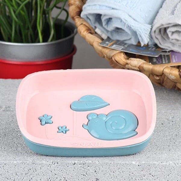 Set Of 4 Snail Soap Dish, Double Layered soap Box, Bathroom Kitchen Soap Organizer, Multifunctional Drain Soap Holder, Soap Dish Tray For Bathroom, Draining Soap Dish Holder