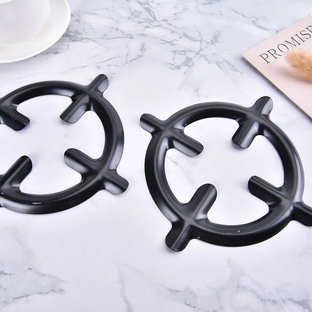 Black Mocha Pot Shelf, Universal Gas Stove Ring, Iron Gas Stove Cooker Plate, Portable Extended Stand, Iron Burner Holder Stable, Kitchen Stove Reducer Ring Holder