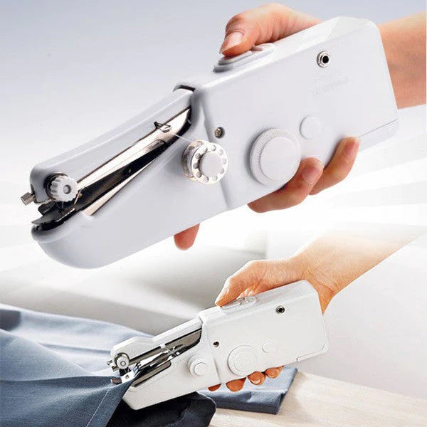 Handheld Sewing Machine, Portable Handy Stitch Machine, Mini Needle Cordless Clothes Fabric Sewing Machine, Stapler Sewing Machine, Portable Sewing Machine for Home Tailoring, Handheld Sewing Machine for Beginners