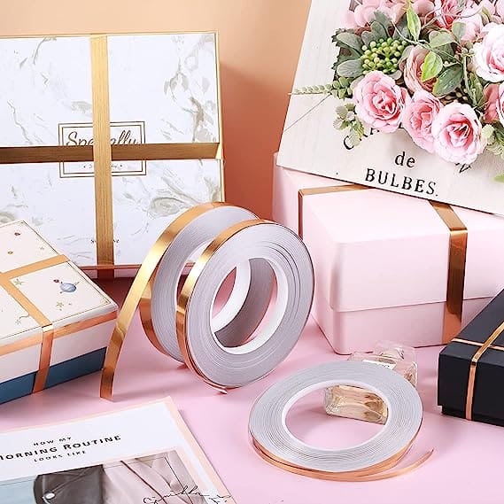 Metallic Floor Sealing Sticker, Tile Tape Sticker, Self Adhesive Sealing Foil Strips, Background Wall Home Decoration Caulk Tape, Waterproof Seam Wall Stickers, Decoration Tape For Home Floor Tiles, Wall Decor, Gold Foil Self Adhesive Tile Stickers Tape