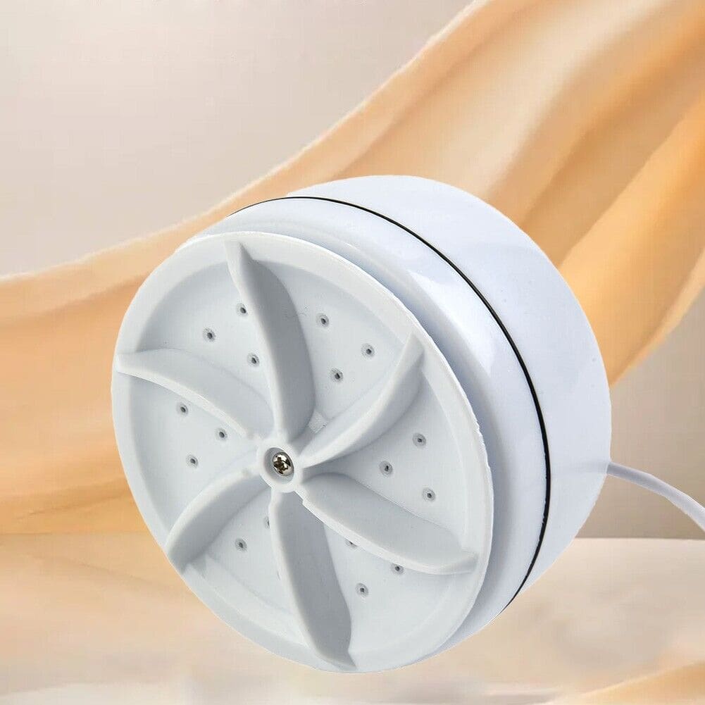 2 in 1 Ultrasonic Turbo Washing Machine, Portable Travel Washer, Air Bubble And Rotating Mini Ultrasonic Washing Machine, Portable Removes Dirt Washer, USB Cable Machine for Travel