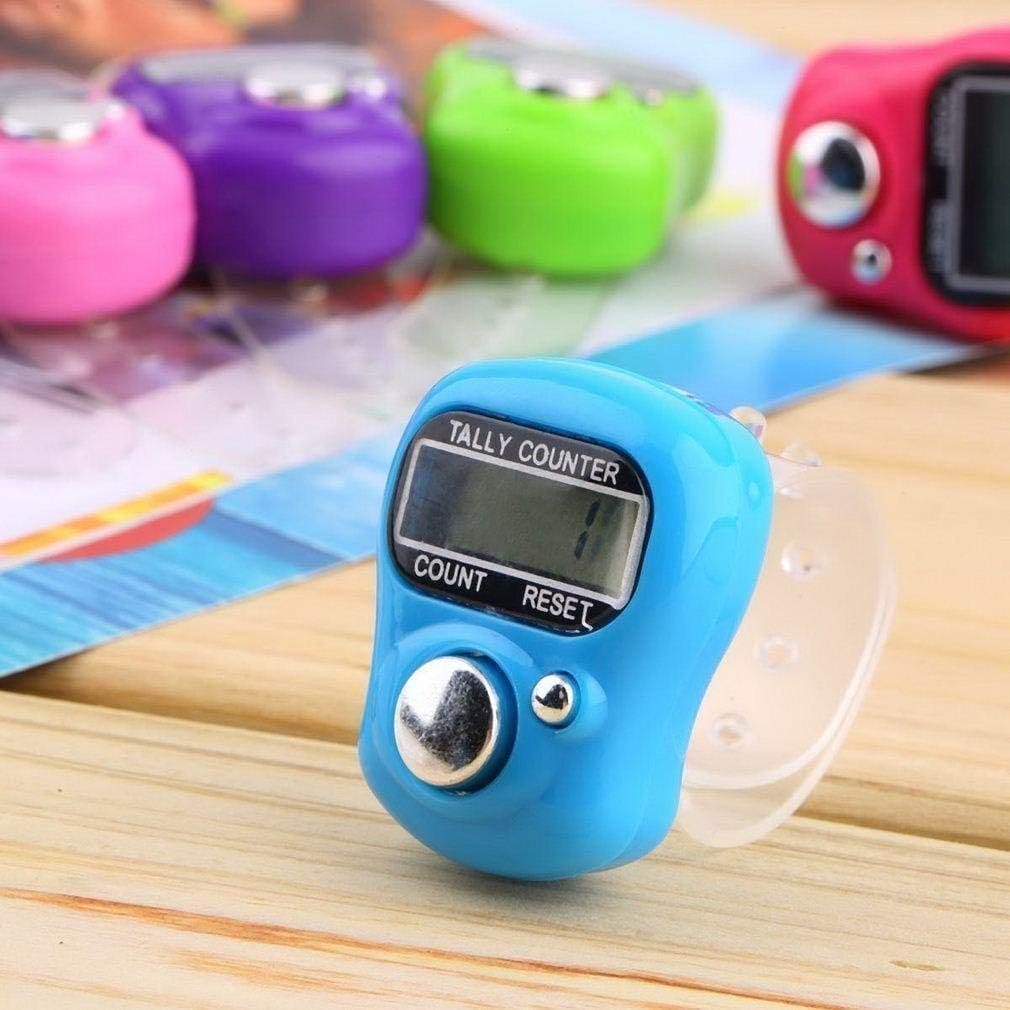 Finger Tasbeeh Counter, Elegant Digital Finger Counter, Islamic Muslim Tasbeeh Prayer Dhikr Counter, Knitting Stitch and Sports Travel Counter