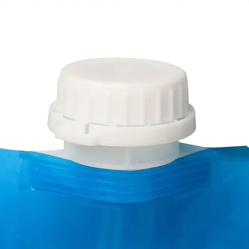 10L Water Pouch, Foldable Water Tank, Portable Outdoor Water Bag, Collapsible Water Bucket, Plastic Water Carrier, Camping Folding Canister, Car Water Container, Multipurpose Liquid Storage Container