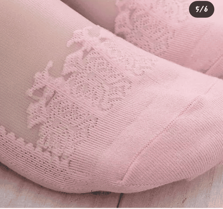Pack of 4 Transparent Socks