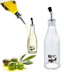 Acrylic Kitchen Oil Bottle, Oil Condiment Bottle With Metal Nozzle, Vinegar And Oil Dispenser, Transparent Oil Pouring Bottle, 800ml Kitchen Oil Dispenser Funnel Bottle, Oil Dispenser For Kitchen and Barbecue Party, Pouring Oil Bottle
