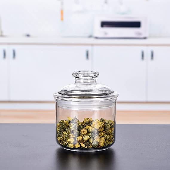Acrylic Plain Storage Jar, Transparent Kitchen Sealing Jar, Airtight Clear Canister Jar, Food Storage Container, Stackable Condiment Kitchen Organizer