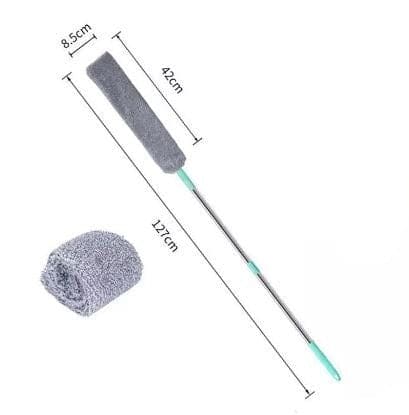 Long Handle Cleaning Duster, Bedside Dust Brush Long Handle Mop Household Bed Bottom Gap Clean Fur Hair Sweeping Dusty Microfiber Duster