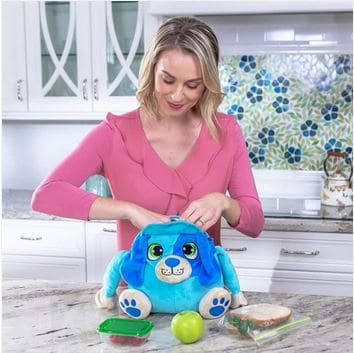 Cute Pet Insulated Lunch Bag, Kids Lunch Box Bag, Yumicorn Style Lunch Box, Kids Lunch Buddy, Lunch Carrier Bag For Kids, 2 In 1 Plush Lunch Bag, Dinner Container School Food Storage Bags