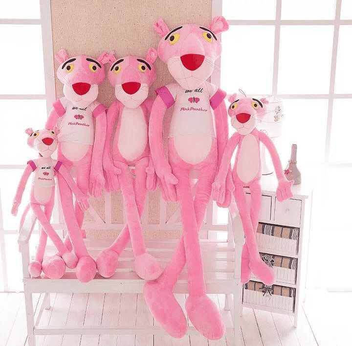 Pink Panther Stuffed Toy Cute Animal Plush Toy Pink Panther