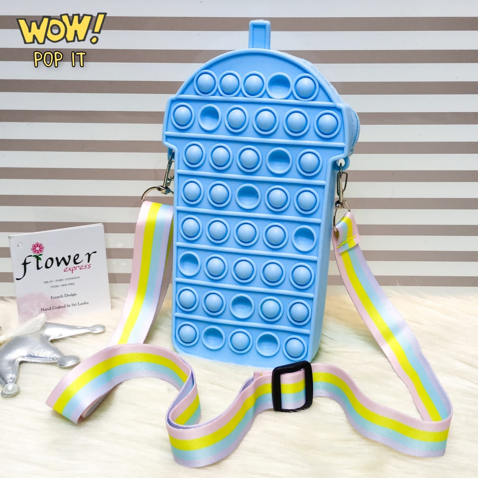 New 3D Silicone Ice Cream Shaped Pop It Bags, Pop It Adults Decompression Bag, New Mini Fingertip Toy Bag, Sensory Silicone Pop Fidget Bags For Kids, Push Bubble Popet Bag