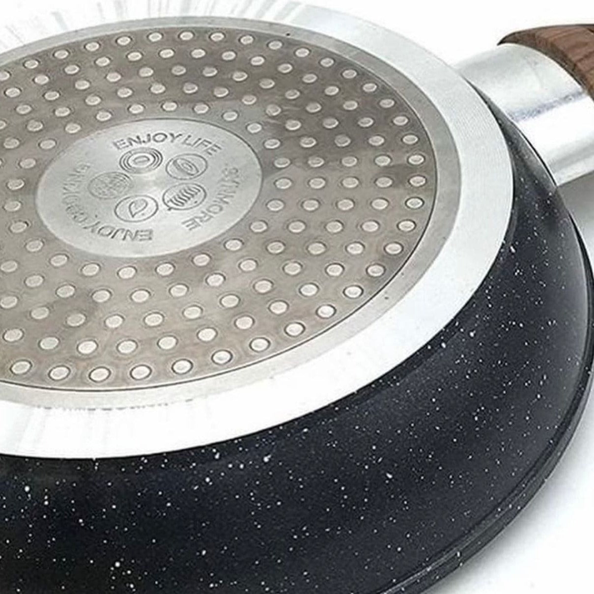 Amazing Non-Stick Pan, 18cm Non-Stick Cooking Pot Pan Frying Pan, Kitchen Induction Gas Cooker