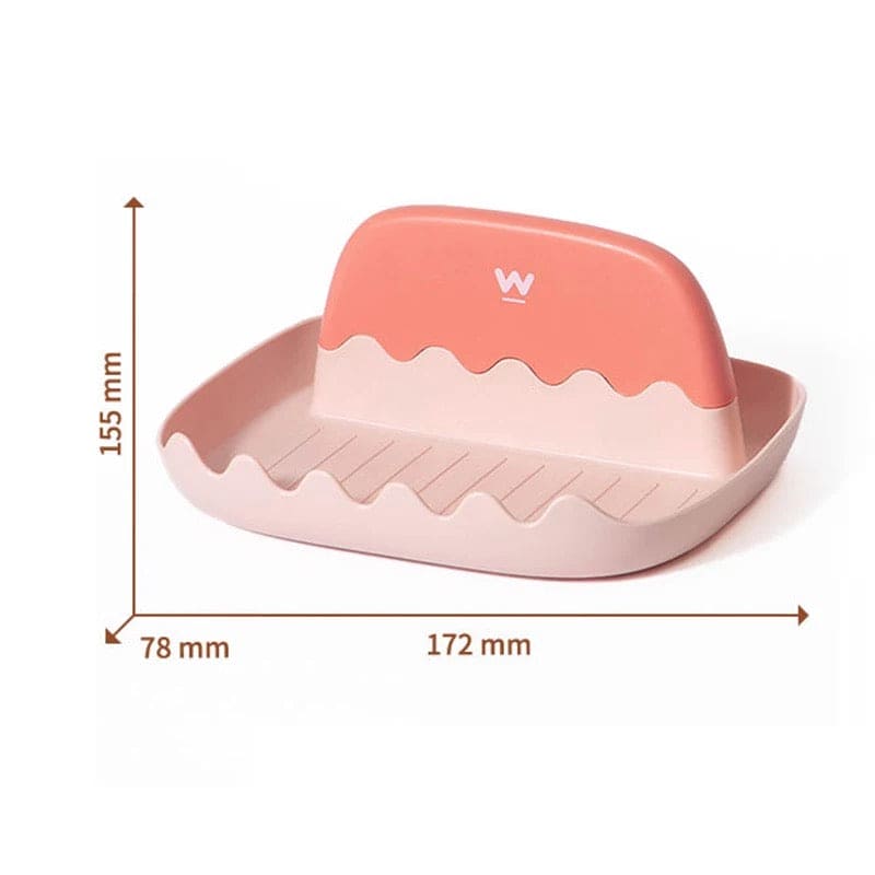 Wave Plastic Pot Lid Holder, Spatula Spoon Holder Stand, Pan Cover Shelf Tableware Storage Rack, Chopsticks Oil Leakage Prevention Shelf Stand, Wave Lid Spoon Holder