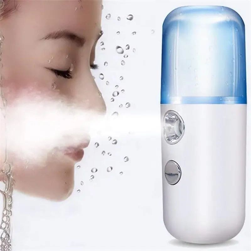 Face Humidifier Steamer, Mini USB Sprayer, Body Facial Spray, Portable Hydrating Beauty Sprayer, Handheld Face Air Humidifier, Rechargeable Nano Water Spray Bottle, Mini Steam Bullet Bottle, Disinfectant Atomization Tool, Nano Mist Sprayer Bottle