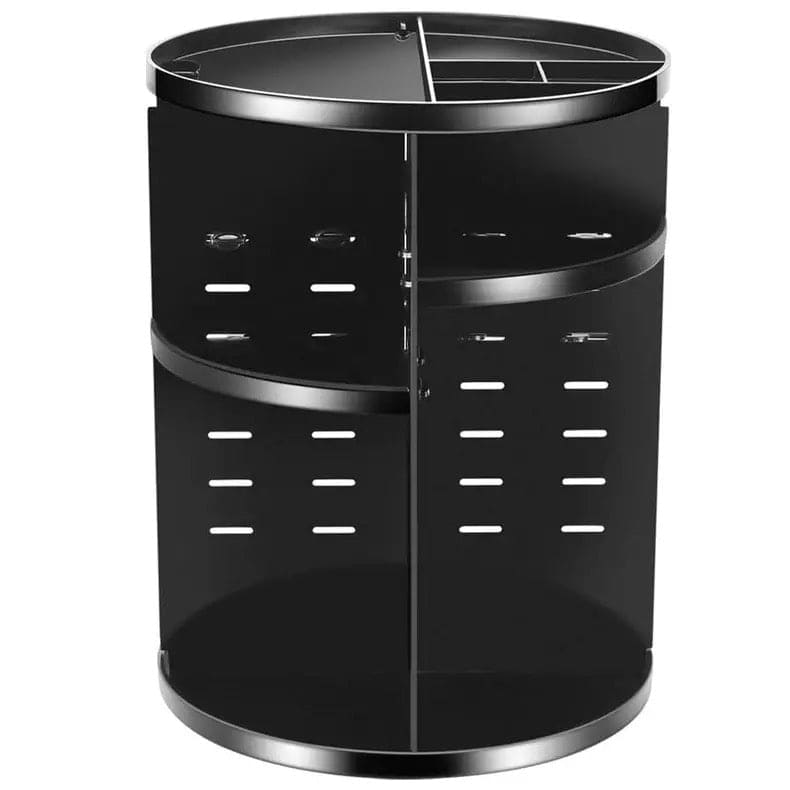 Nordic Rotating Cosmetic Organizer, Large Capacity Cosmetic Storage Rack, Multifunction Detachable Makeup Organizer, Adjustable Makeup Carousel Spinning Holder Rack, Large Capacity Cosmetics Storage Box, Cosmetic Vanity Shelf