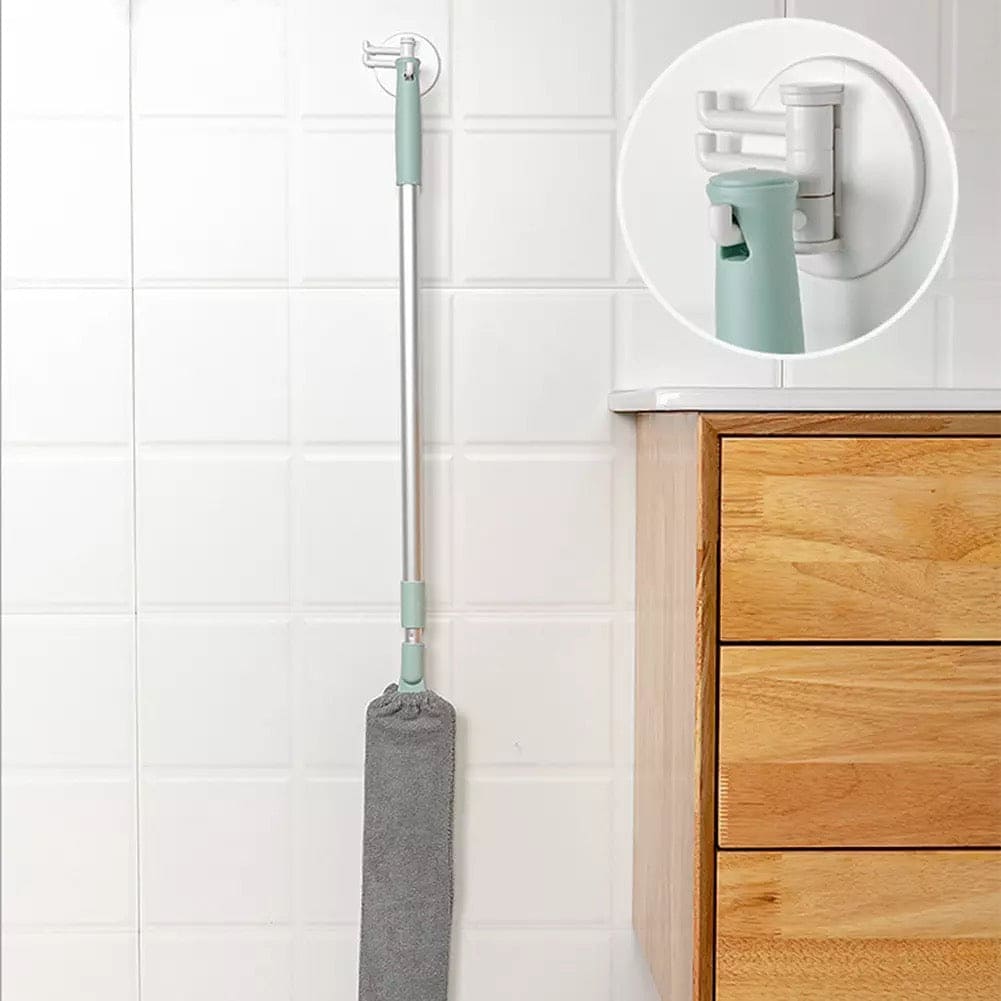 Long Handle Cleaning Duster, Bedside Dust Brush Long Handle Mop Household Bed Bottom Gap Clean Fur Hair Sweeping Dusty Microfiber Duster