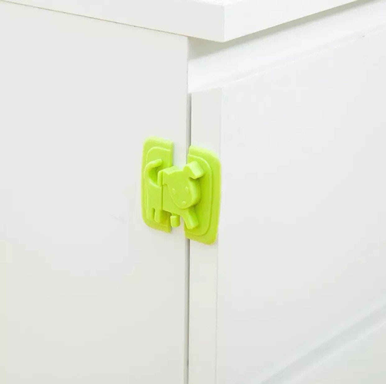 Corner cabinet best sale child lock