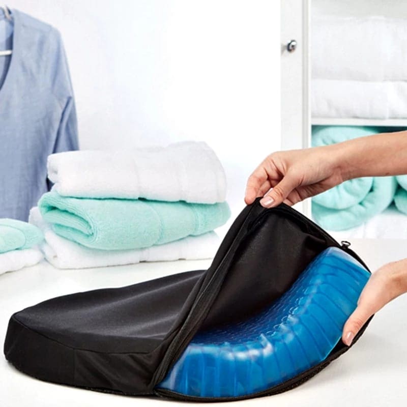 Flexible Silicone Gel Seat Breathable Car Cushion, Non-Slip Wear-Resistant Durable Soft Comfortable Cushion For Pressure Relief, Ice Pad Gel Cushion, Soft and Comfortable Outdoor Massage Office Chair Cushion