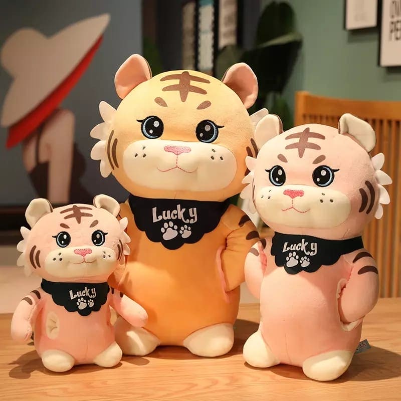 Tiger Soft Plush Toys, Stuffed Cartoon Animal Toys For Kids