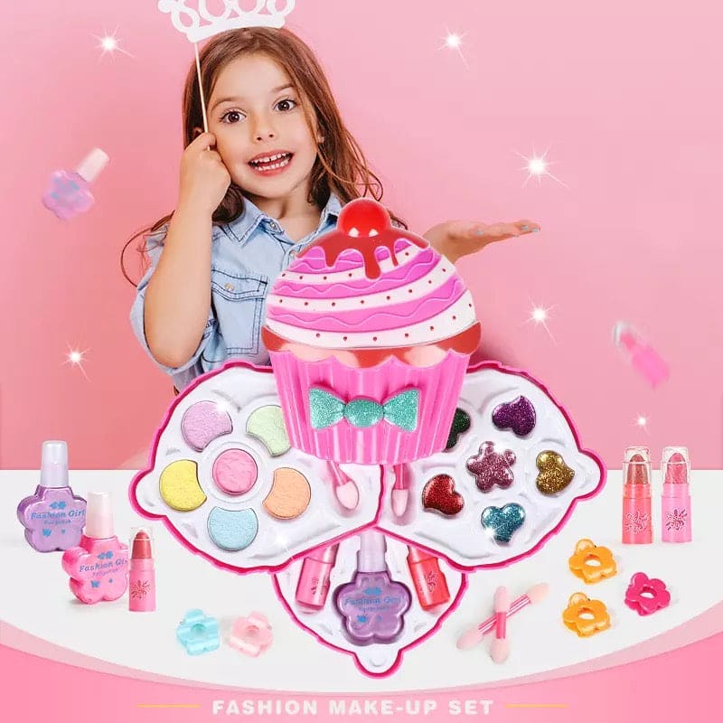 Girls Make Up Set Toys, Kids Beauty Kit, Children Pretend Makeup Tool Toy, Toys Handbag For Dressing Cosmetic Girls Gifts