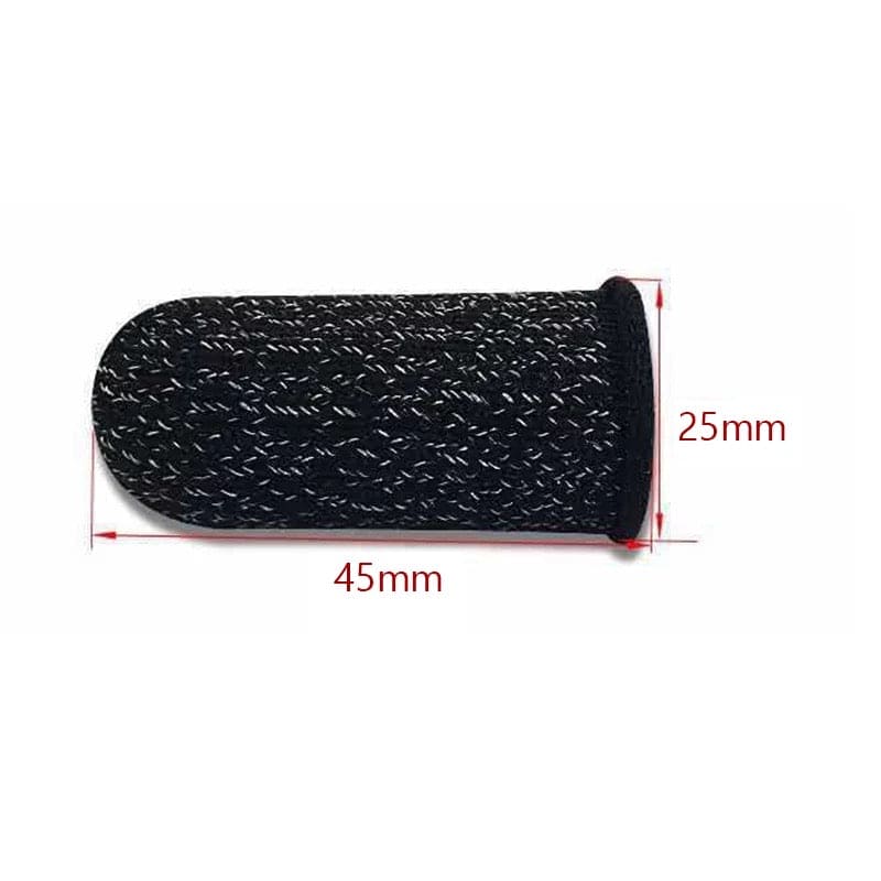 1 Pair Finger Sleeves For Gaming, Sweatproof Gloves Breathable Fingertips For Mobile Games, Non-Scratch Sensitive Touch Screen Gaming Finger Thumb Sleeve Gloves