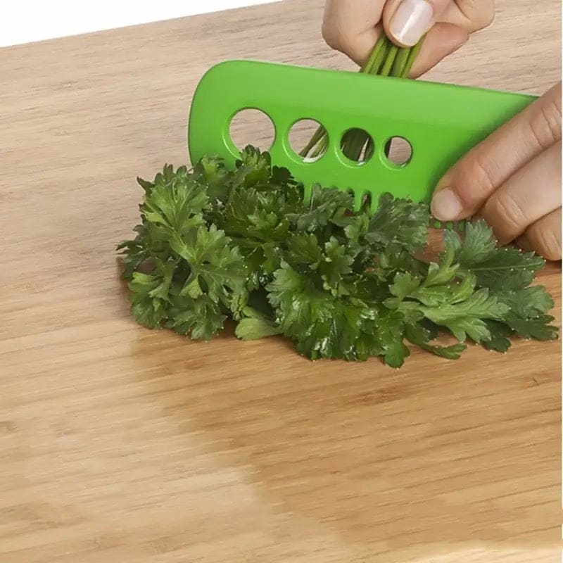 Vegetable Leaf Comb, Vegetable Herb Eliminator, Multifunctional Vanilla Peeler, Herb And Kale Stripping Comb, Creative Leaf Remover, Kitchen Vegetable Cutting Tool, Portable Household Gadget