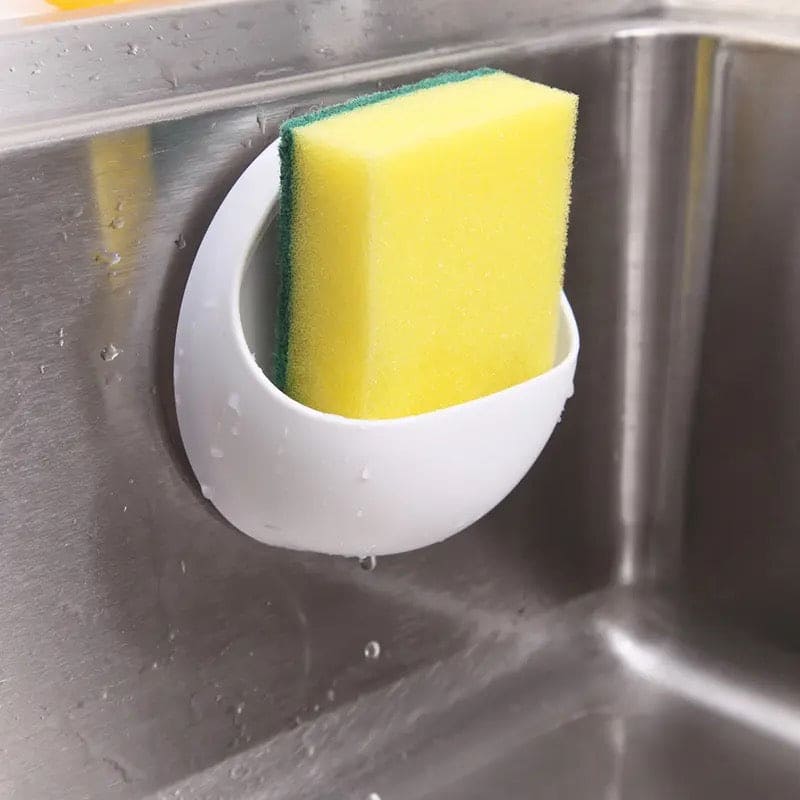 Plastic Suction Cup Soap Dish, Bathroom Sundries Storage Holder, Sucker Toothbrush Soap Box, Home Organizer Shelf Sink Sponge Holder, Multifunctional Bathroom Soap Holder, Wall Soap Dish