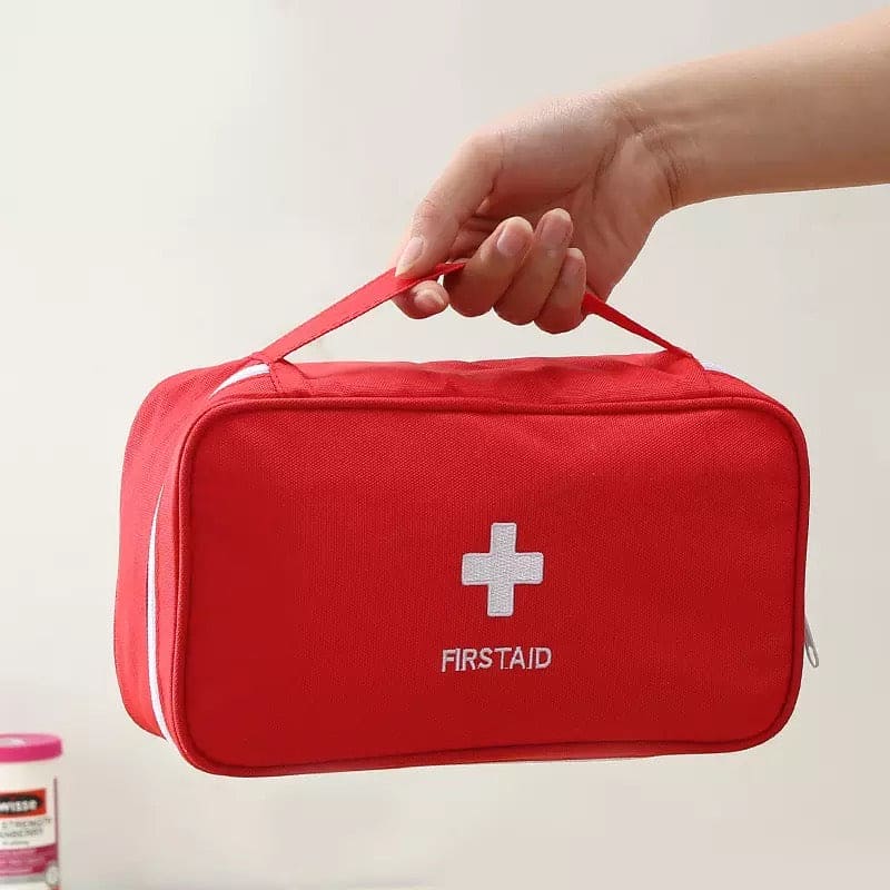 First Aid Medicine Bag, Large Capacity Portable Medicine Storage Bag, Outdoor First Aid Kit Organizer, Travel Empty Medicine Storage Bags, Emergency First Aid Kit Bag, Pill Survival Organizer, Portable Camping Car Medicine Kit, Car Home Emergency Bag