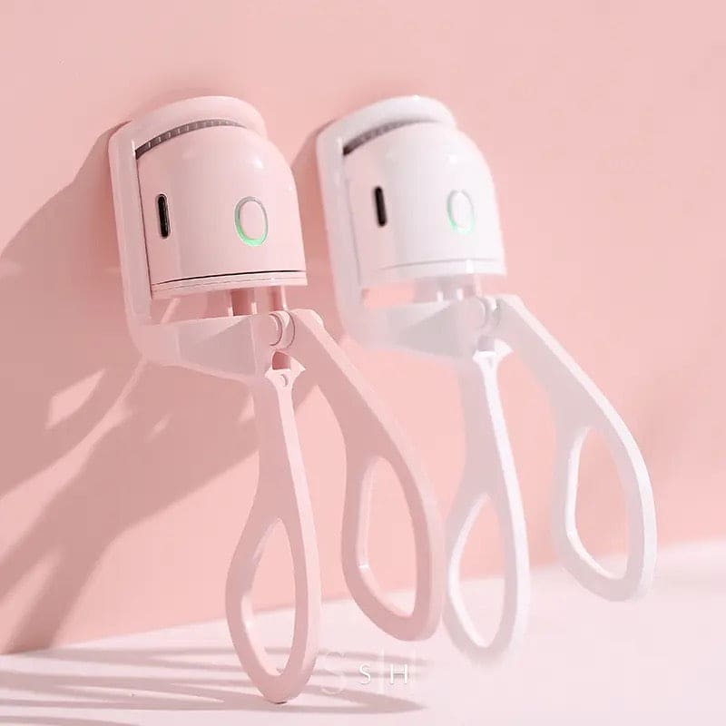 Electric Eyelash Curler, Quick Heated Eyelashes Curler, Rechargeable Long Lasting Curling Tool, Portable Electric Heated Comb, Thermal Eyelash Curler Makeup Tools, Natural Lashes Handheld Eyelash Heated Curler