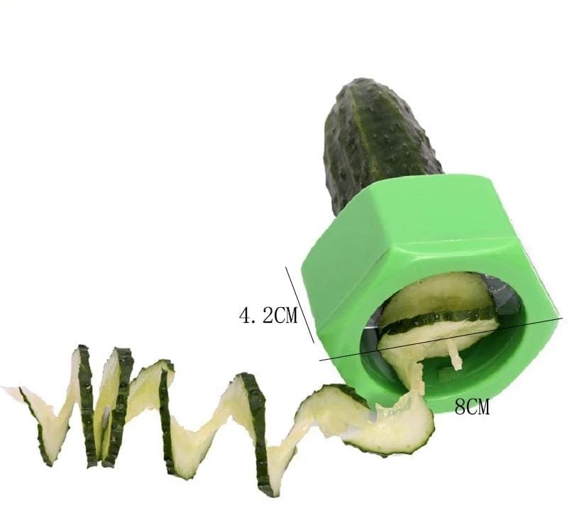 Kitchen Vegetable Fruit Slicer, Potato Cucumber Spiral Cutter, Multifunctional Creative Slicing Tool