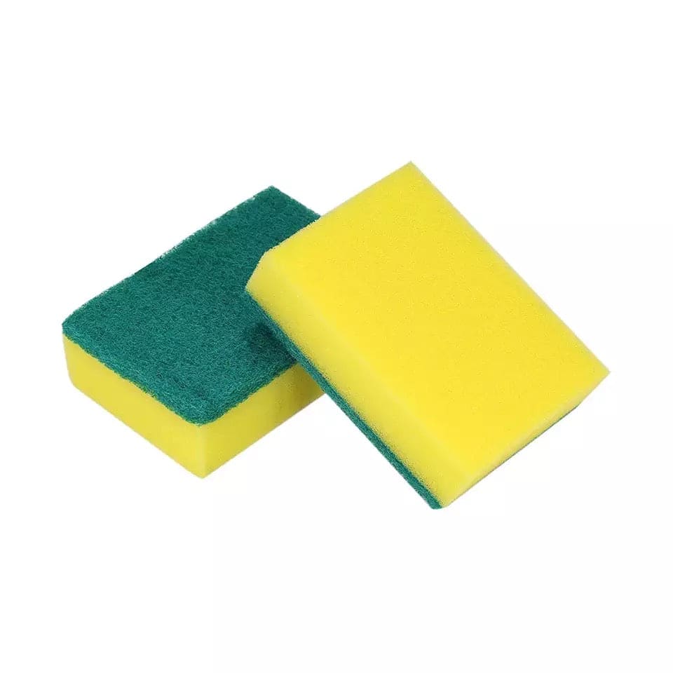 6 Pcs Double Sided Dishwashing Sponge, Emery Magic Cleaning Sponge