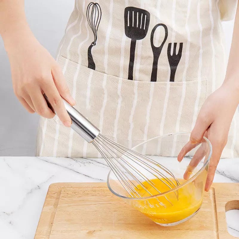 Stainless Steel Balloon Whisk Beater, Kitchen Baking Tools, Egg Beater Mixer Kitchen Tool, Household Kitchen Baking Mixing Tool, Handheld Whisk for Blending, Whisking, Beating, Stirring And Mixing