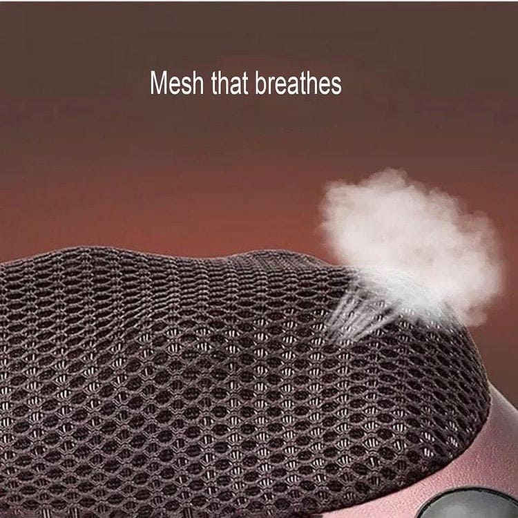 Multifunctional Body Pillow Massager With Heat, Deep Tissue Kneading With 4 Heads, Electric Back Massager