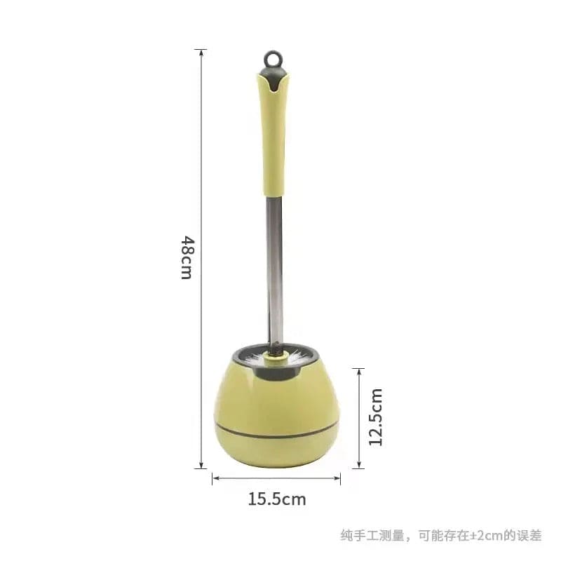 Floor Standing Toilet Brush with Holder, Plastic Toilet Brush, Bathroom Floor Scrubbing Set, Toilet Brush and Holder Set, Toilet Bowl Brush and Holder for Bathroom Organization, Wall Mounted & Floor Standing